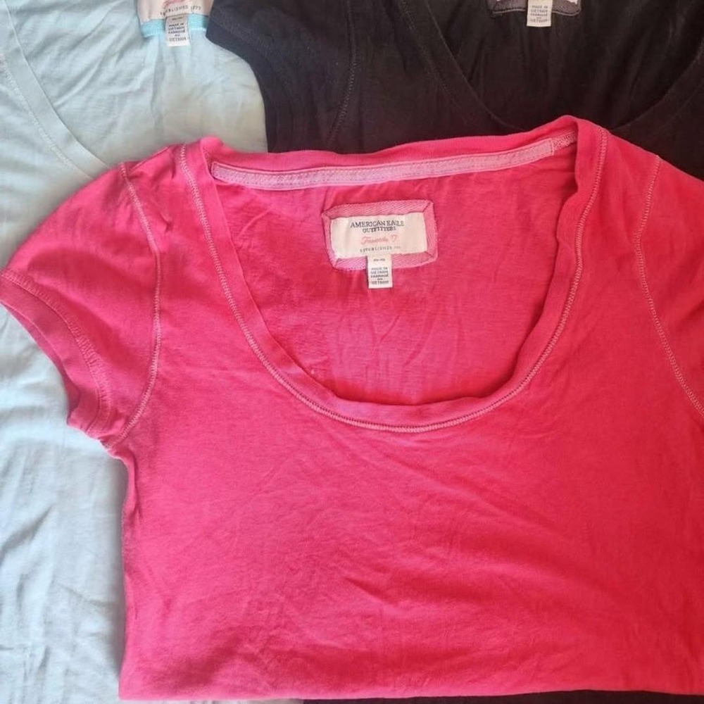 Three AE tees size medium